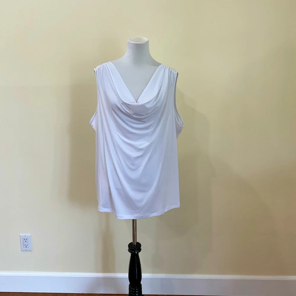 Women’s Calvin Klein Elegant White Tunic Top